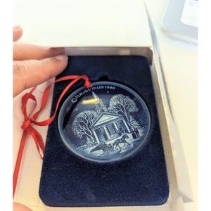 Bing & Grondahl Porcelain Christmas 1989 ornament